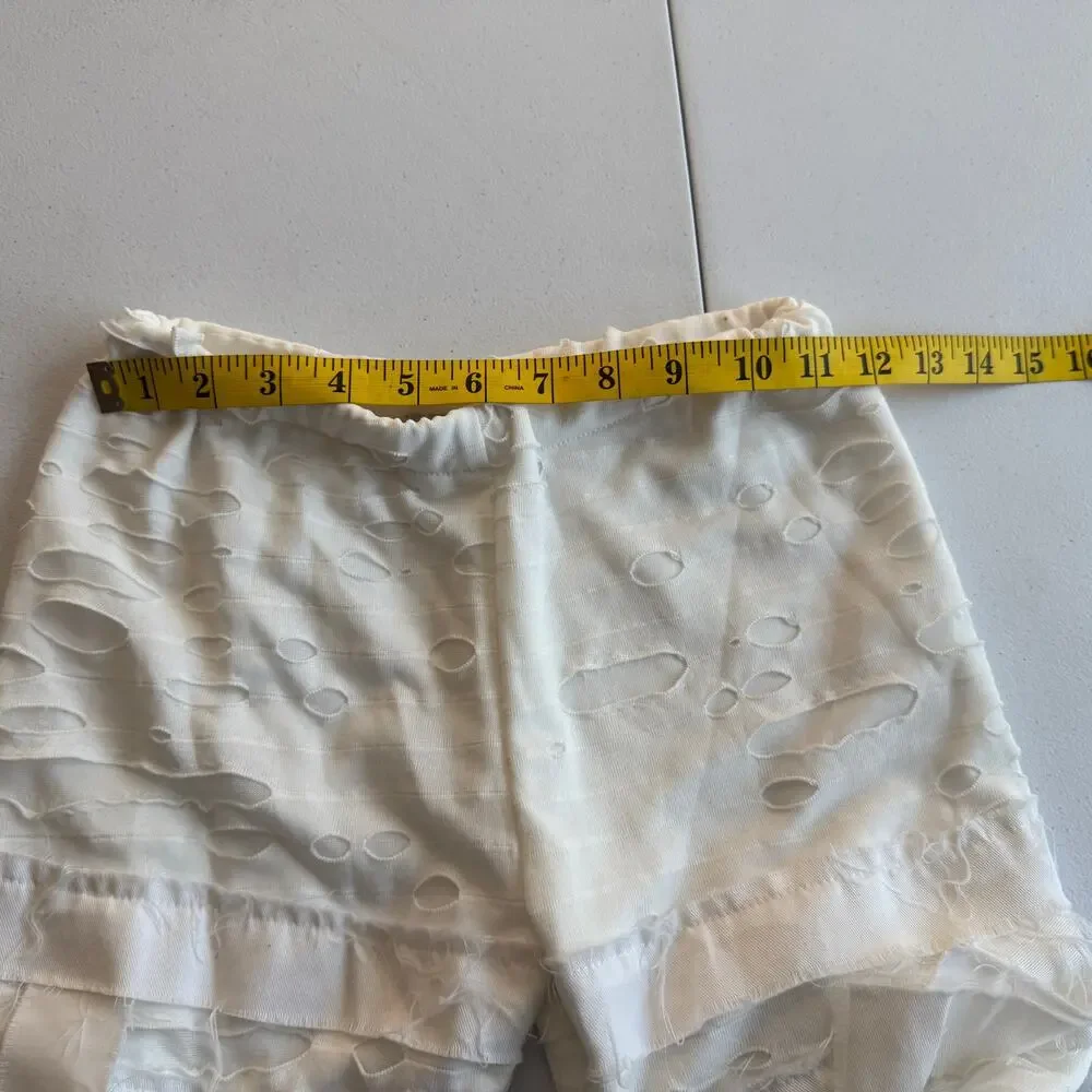 Wishcraft Chasing Fireflies Mummy Costume Pants Kids 6 White Cosplay Halloween